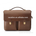 attractive portable leather laptop business bag